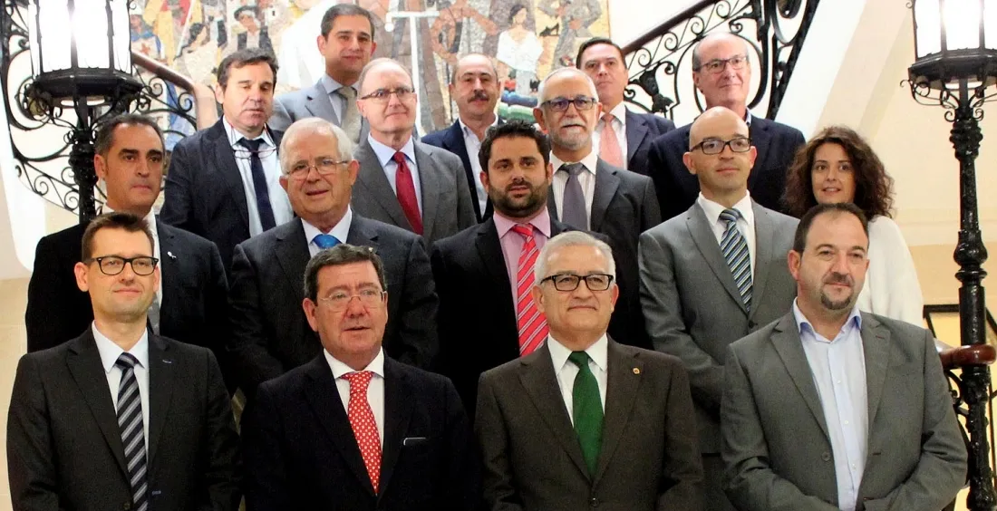 Representantes institucionales del Consejo del Camino del Cid. 