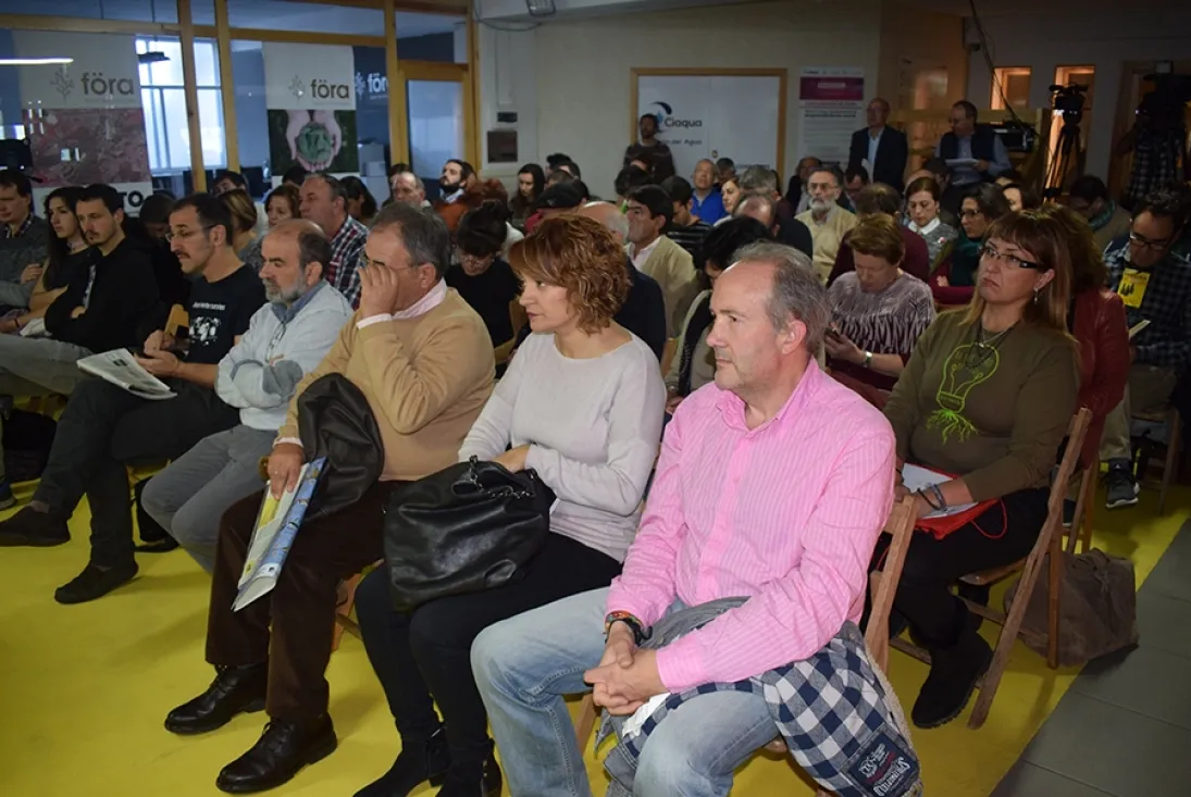 Asistentes al debate 'Fiscalidad para la repoblación'. /SN