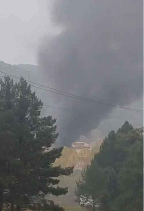 Foto 2 - Arde una cochera en Navaleno 