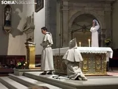 Una de las imágenes de la noche en Ágreda./SN