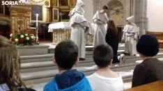 Una de las imágenes de la noche en Ágreda./SN