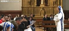 Una de las imágenes de la noche en Ágreda./SN