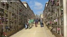 Cementerio de Soria, día de Todos los Santos. SN