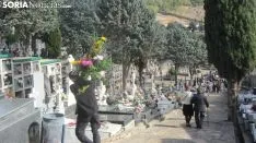 Cementerio de Soria, día de Todos los Santos. SN