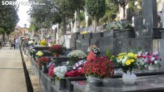 Cementerio de Soria, día de Todos los Santos. SN