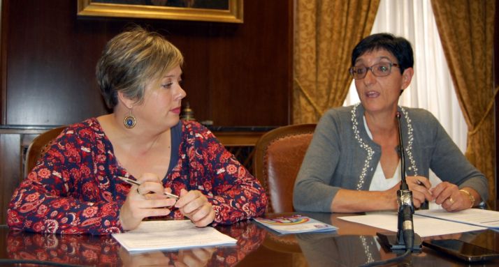 Pilar Delgado y Judith Villar. /Dip.