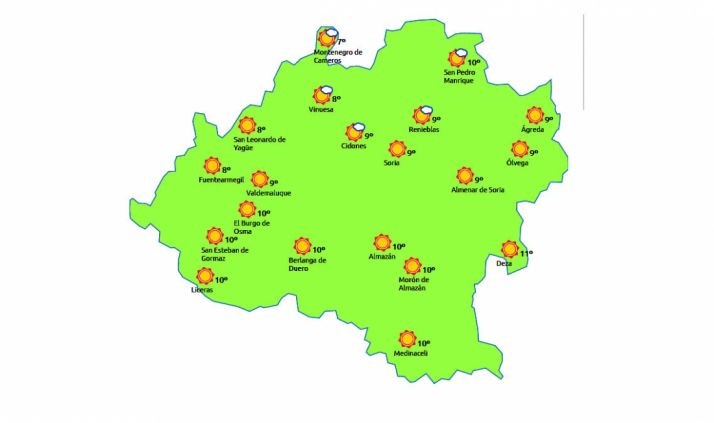Previsión a las 15:00./eltiempo.es