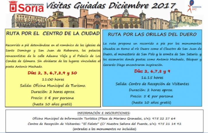 Rutas guiadas para este diciembre./Ayto.