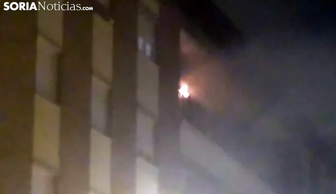 Imagen del incendio. /SN