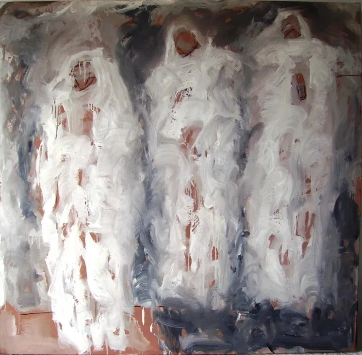 Una de las obras del sacerdote y pintor. /DOS