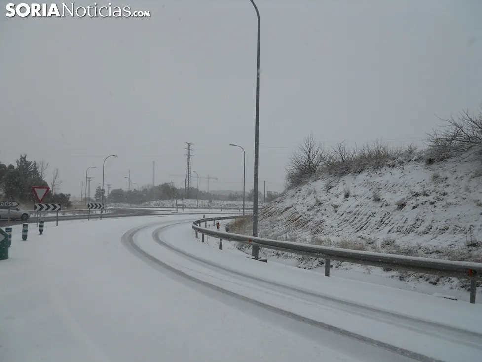 Nieve 2017 en Soria capital. Soria Noticias