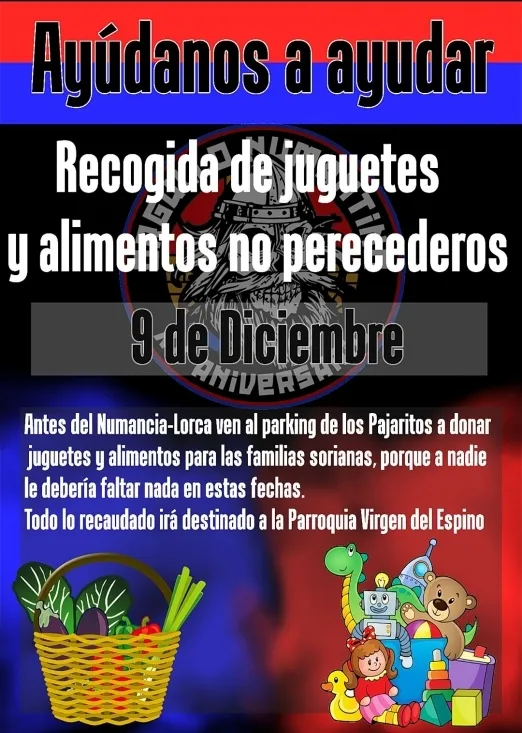 Recogida solidaria Orgullo Numantino