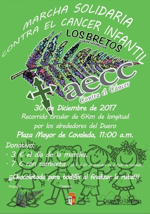 Cartel Marcha Solidaria en Covaleda