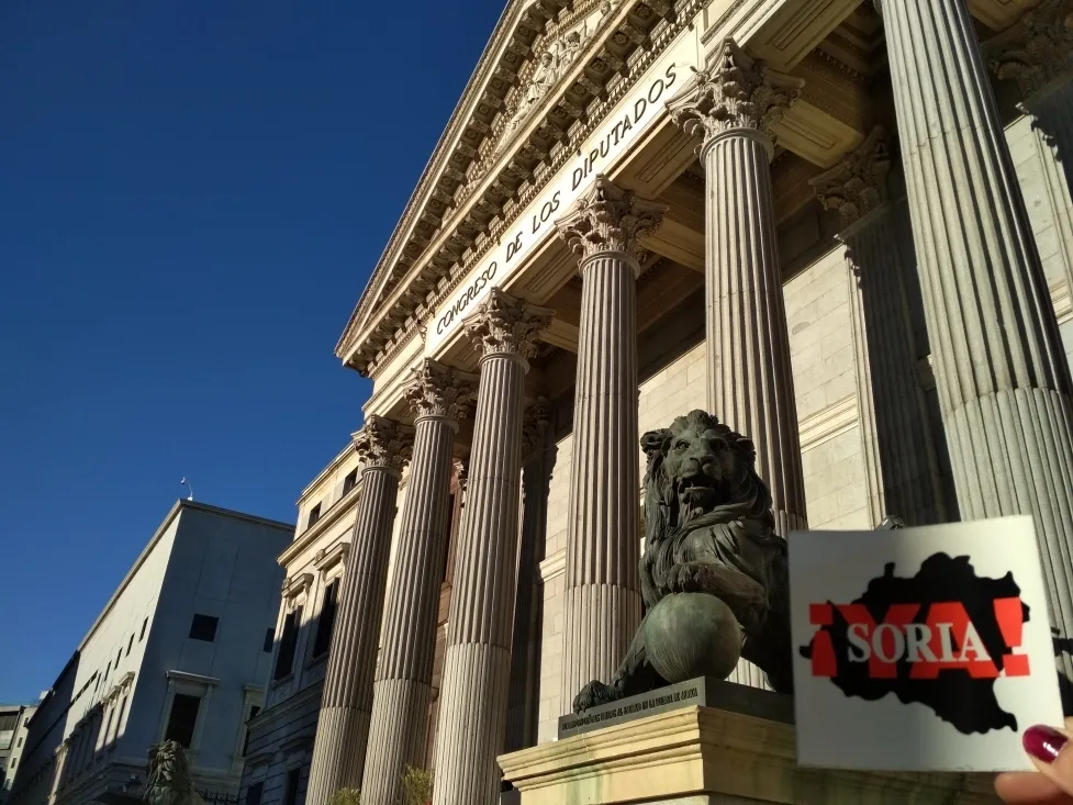 Movilización de Soria YA en Madrid.