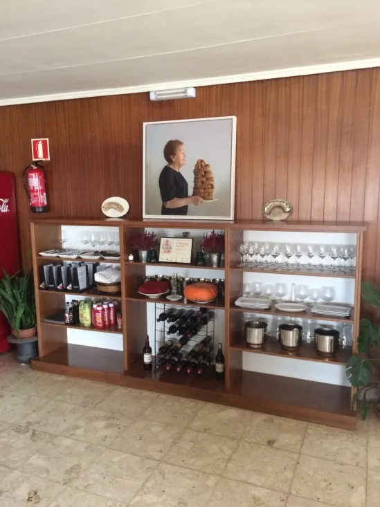 El cudro en el salón de La Venta Nueva.