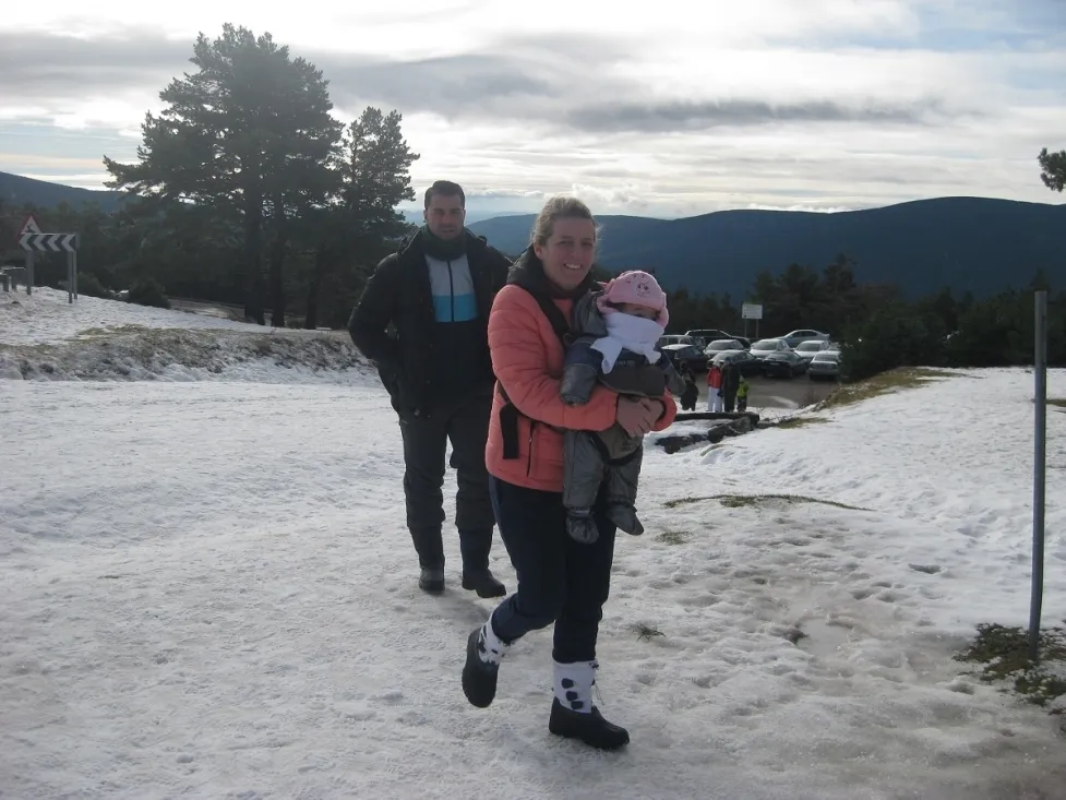 La nieve ha hecho disfrutar a grandes y pequeños