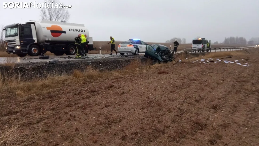 Foto 11 - Fallece una vecina de Soria en un accidente en la N-234