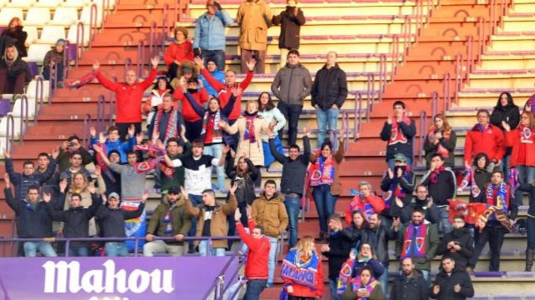 Imágenes significativas del Valladolid-Numancia.