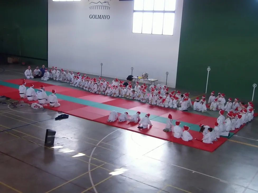 Encuentro de judokas en el polideportivo de Camaretas.
