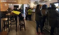 El establecimiento este mediodía, al poco de reabrir sus puertas./SN