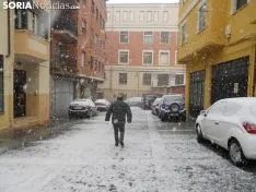 Nieve 2017 en Soria capital. Soria Noticias