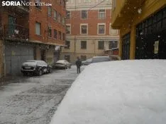Nieve 2017 en Soria capital. Soria Noticias
