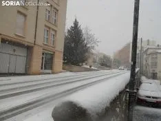 Nieve 2017 en Soria capital. Soria Noticias