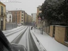 Nieve 2017 en Soria capital. Soria Noticias