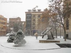 Nieve 2017 en Soria capital. Soria Noticias