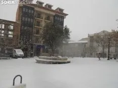 Nieve 2017 en Soria capital. Soria Noticias