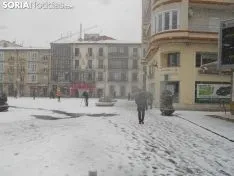 Nieve 2017 en Soria capital. Soria Noticias
