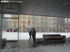 Nieve 2017 en Soria capital. Soria Noticias