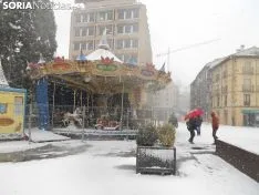 Nieve 2017 en Soria capital. Soria Noticias