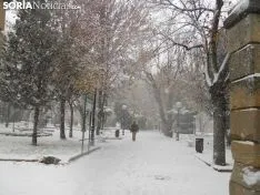 Nieve 2017 en Soria capital. Soria Noticias