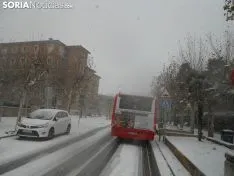 Nieve 2017 en Soria capital. Soria Noticias