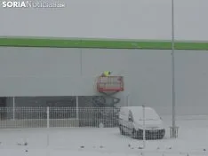 Nieve 2017 en Soria capital. Soria Noticias