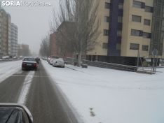 Nieve 2017 en Soria capital. Soria Noticias