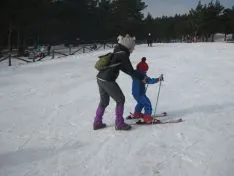 La nieve ha hecho disfrutar a grandes y pequeños