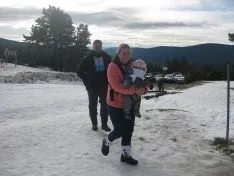 La nieve ha hecho disfrutar a grandes y pequeños
