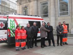 Foto 3 - Caja Rural de Soria patrocina la nueva ambulancia de Cruz Roja