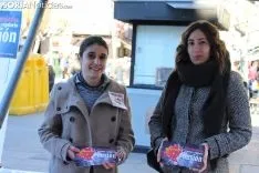La plataforma Soria ¡Ya! felicitó las fiestas de Navidad en la Herradores.