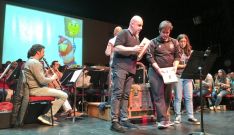 Ensayos de la Banda de Música de Soria en la Audiencia. 