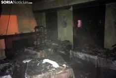Interior del restaurante tras el fuego. /SN