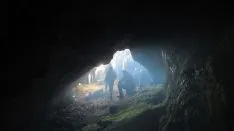 Colocación del belén de los Amigos de Golmayo. /A. G.