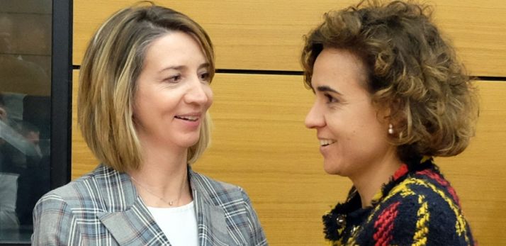 Alicia García (izda.) y Dolors Montserrat.