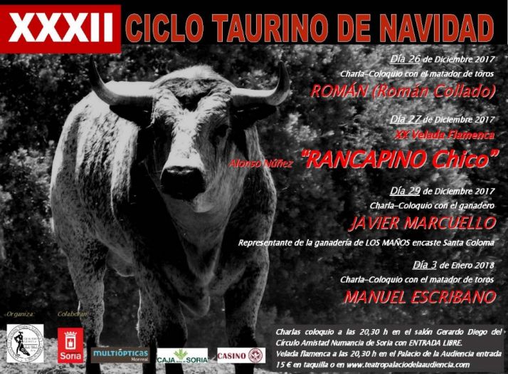 Cartel XXXII Ciclo Taurino de Navidad. 
