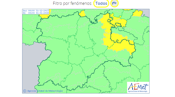 El Norte de Soria estará mañana en alerta por fuertes vientos