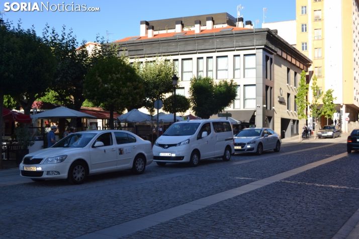 Parada de Taxis en Soria.