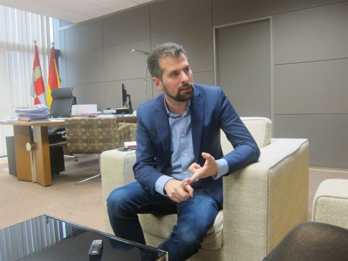 Luis Tudanca, secretario autonómico del PSOE en Castilla y León. Europa Press.