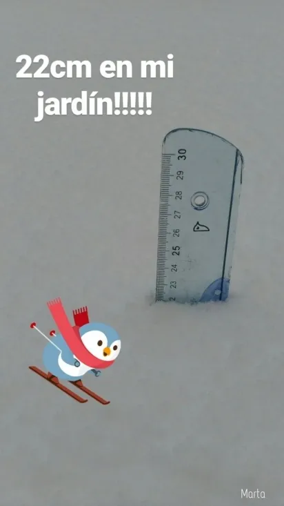 Domingo de nieves en Soria.